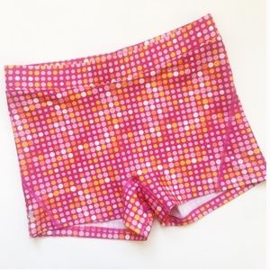 Under Armour Spandex Fitted Polka Dot Shorts